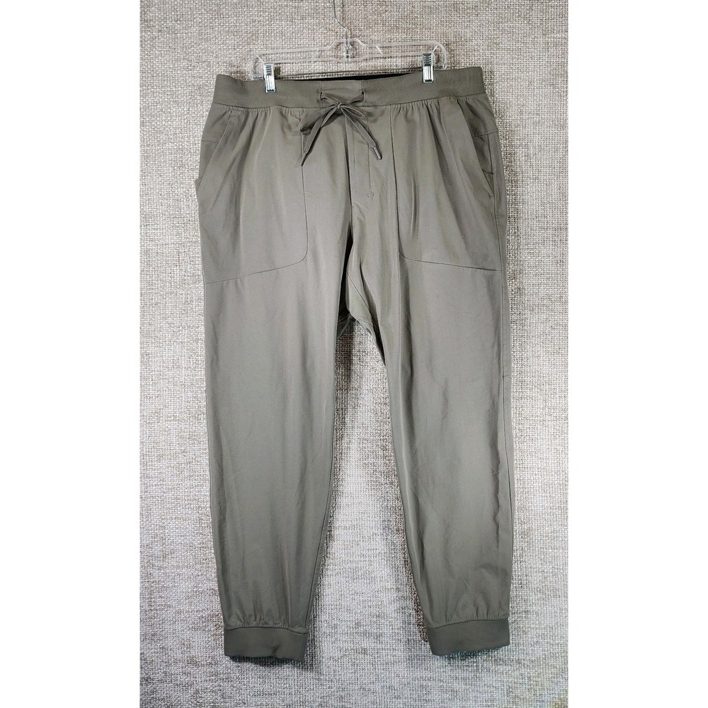 Lululemon ABC Warpstreme Jogger Mens XXL Cement Gray Stretch Performance M5A85S